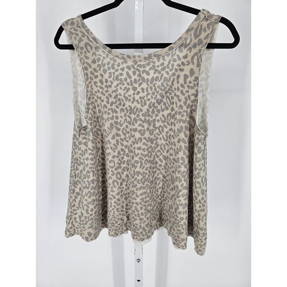 Together Women's Animal Skin Print Sleeveless V-neck Blouse Top Size S - Picture 1 of 4